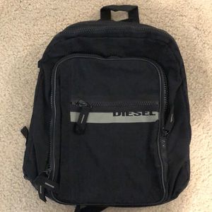 Diesel Black Backpack